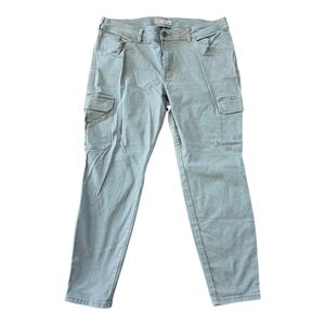 5.11 Tactical Cargo Chino Pants Women Sz 16 Green 36x27 Mid Rise Casual